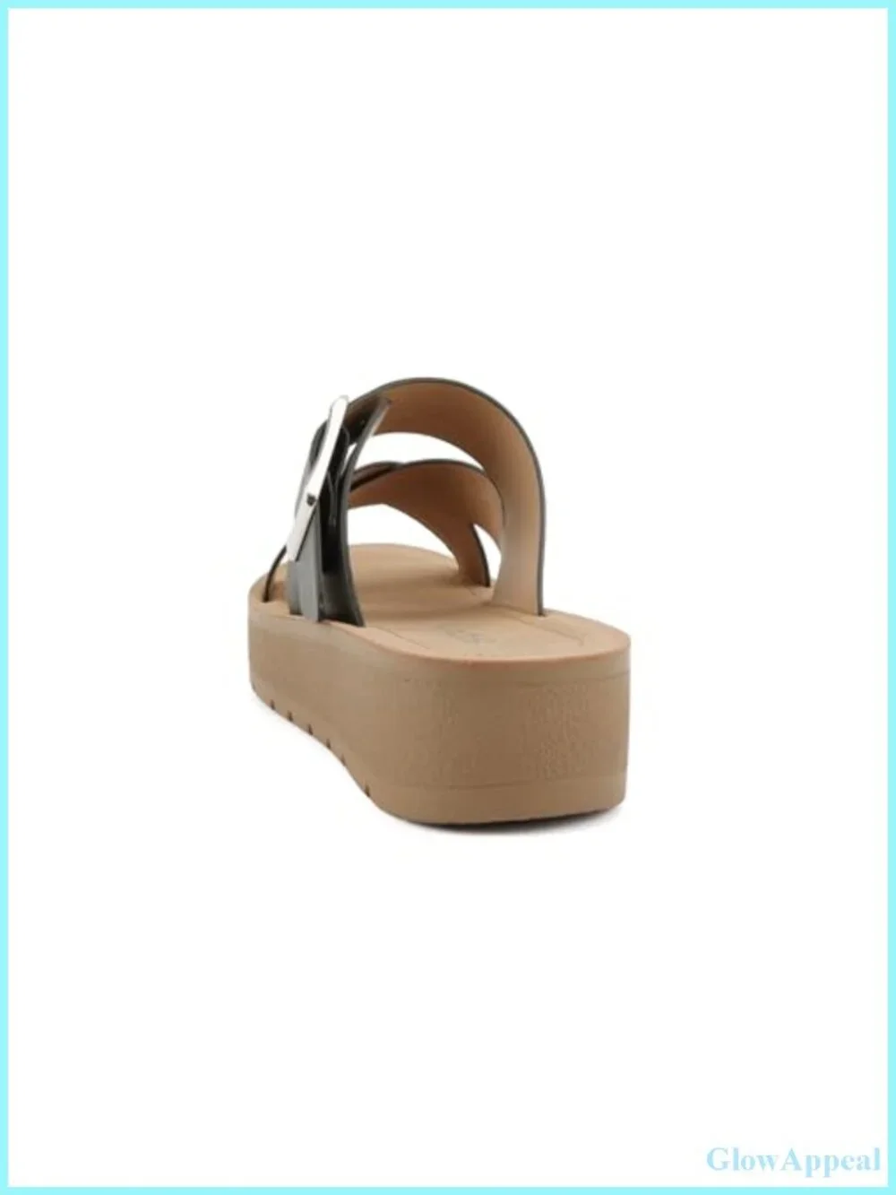 Women Open Toe Multi-Strap Flatform Sandals Platform Ankle Strap Casual